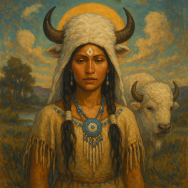 Collection contes et légendes : La femme bison blanc